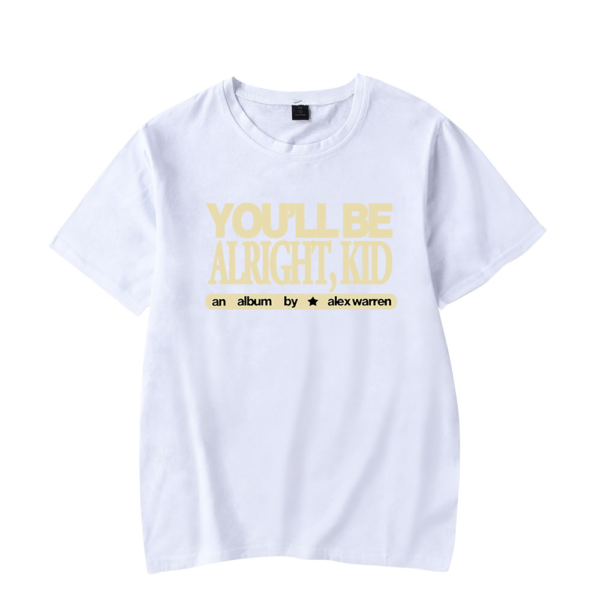 You’ll Be Alright Kid Album T-Shirt – White